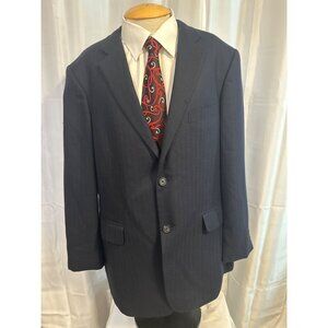 John W. Nordstrom Signature Blazer Mens 44R Navy 100% Lora Piana Cashmere